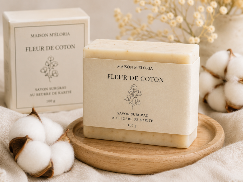 fleur de coton savon