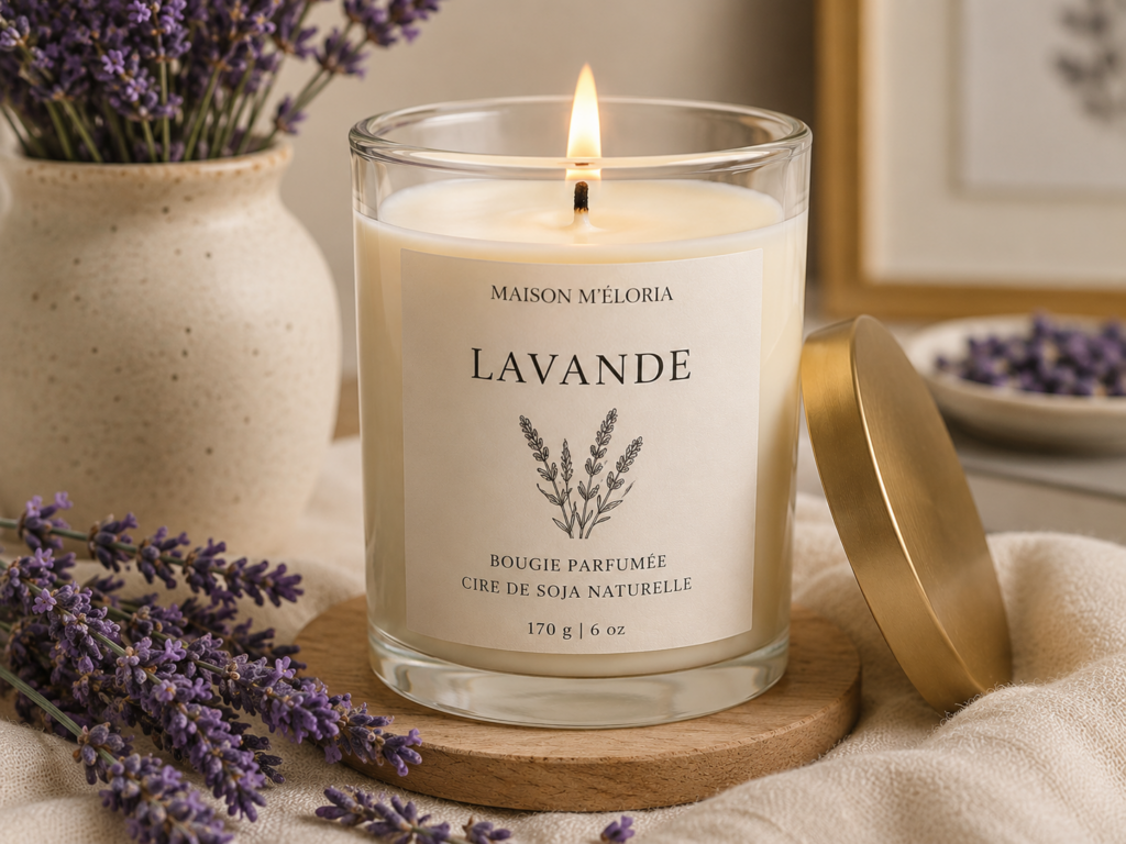 lavande bougie