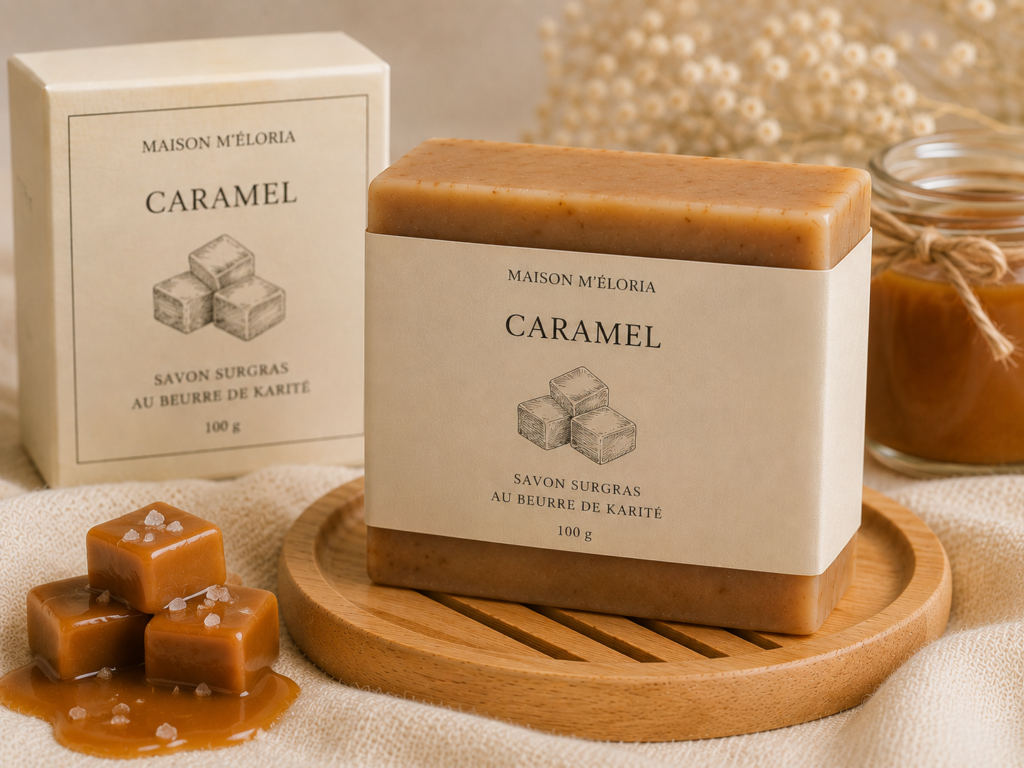 caramel savon